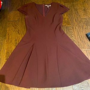 Halston Heritage merlot Dress